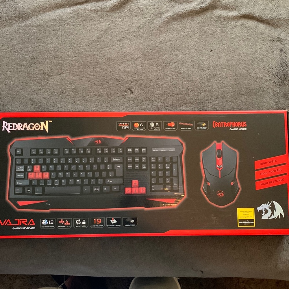 Reddragon S101 Gaming an mouse set
